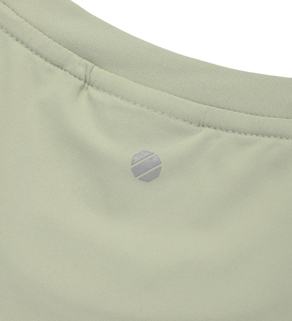 UFC Groove Slim, cropped sleeveless top, light olive