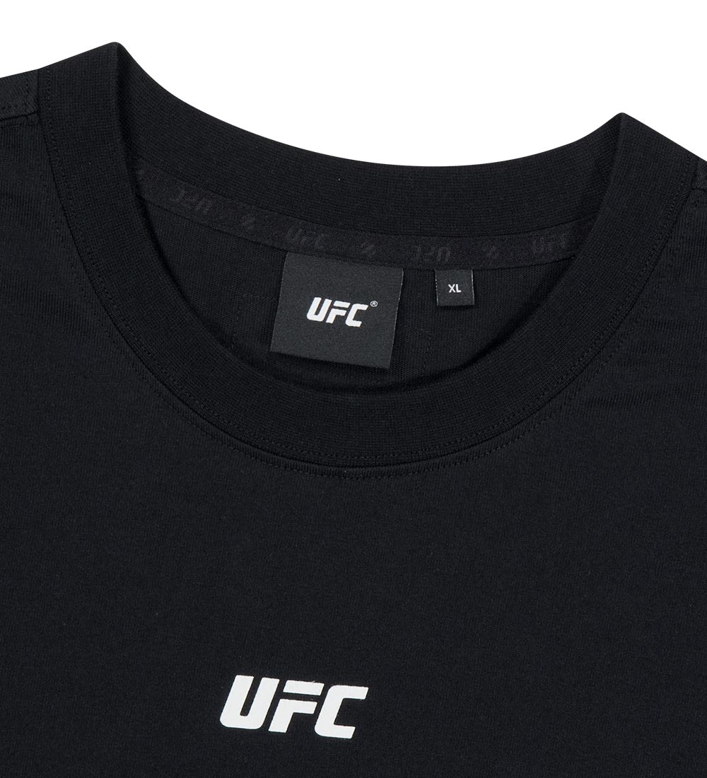 UFC Keep Going Relaxed Fit Short-Sleeve T-Shirt, Black