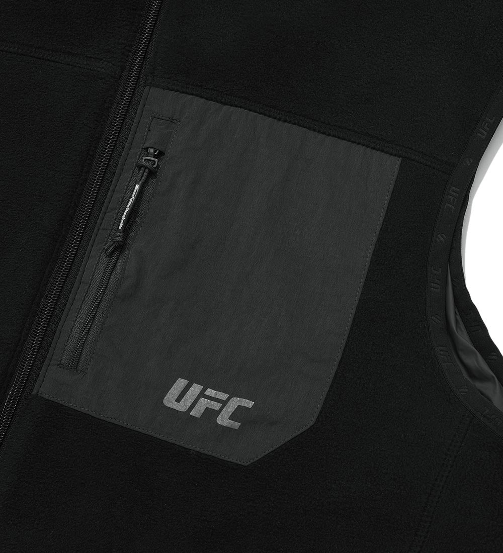 UFC Polartec Regular Fit Vest, Black