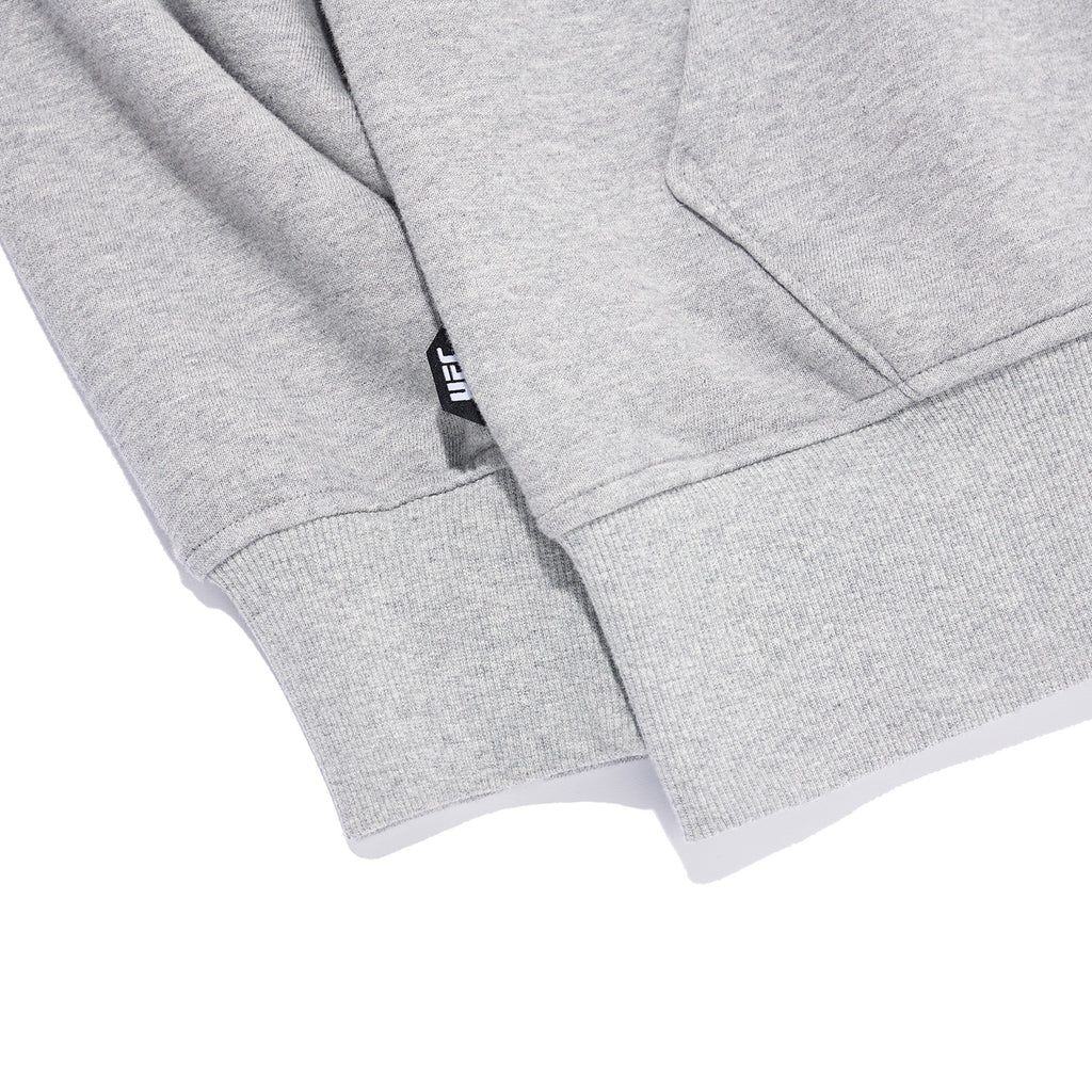 UFC 3-Stripe Half-Zip Sweatshirt, Melange Gray
