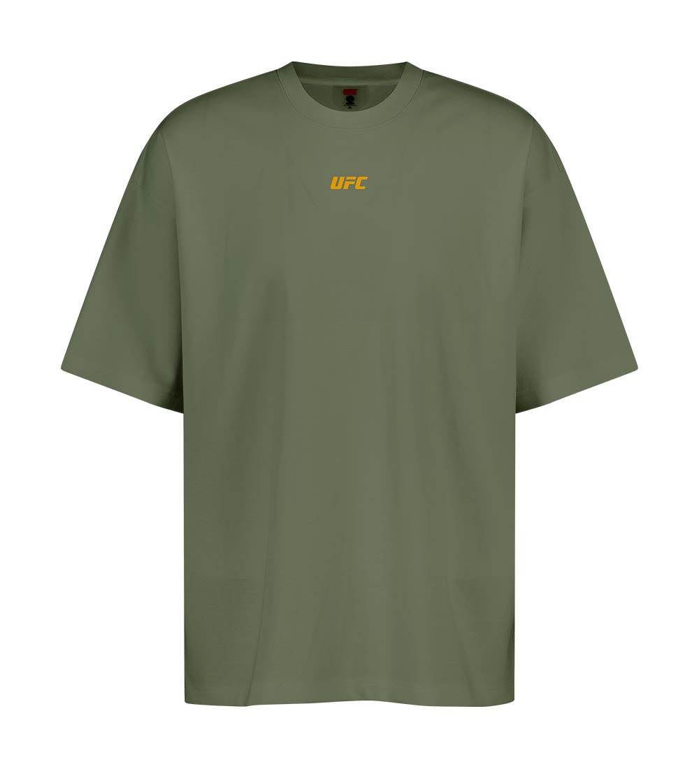 UFC Keep Going Relaxed Fit Short-Sleeve T-Shirt, Khaki