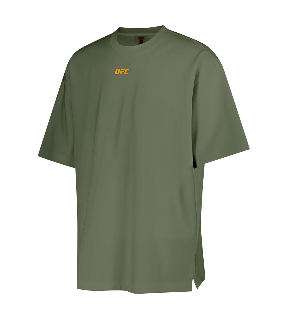 UFC Keep Going Relaxed Fit Short-Sleeve T-Shirt, Khaki