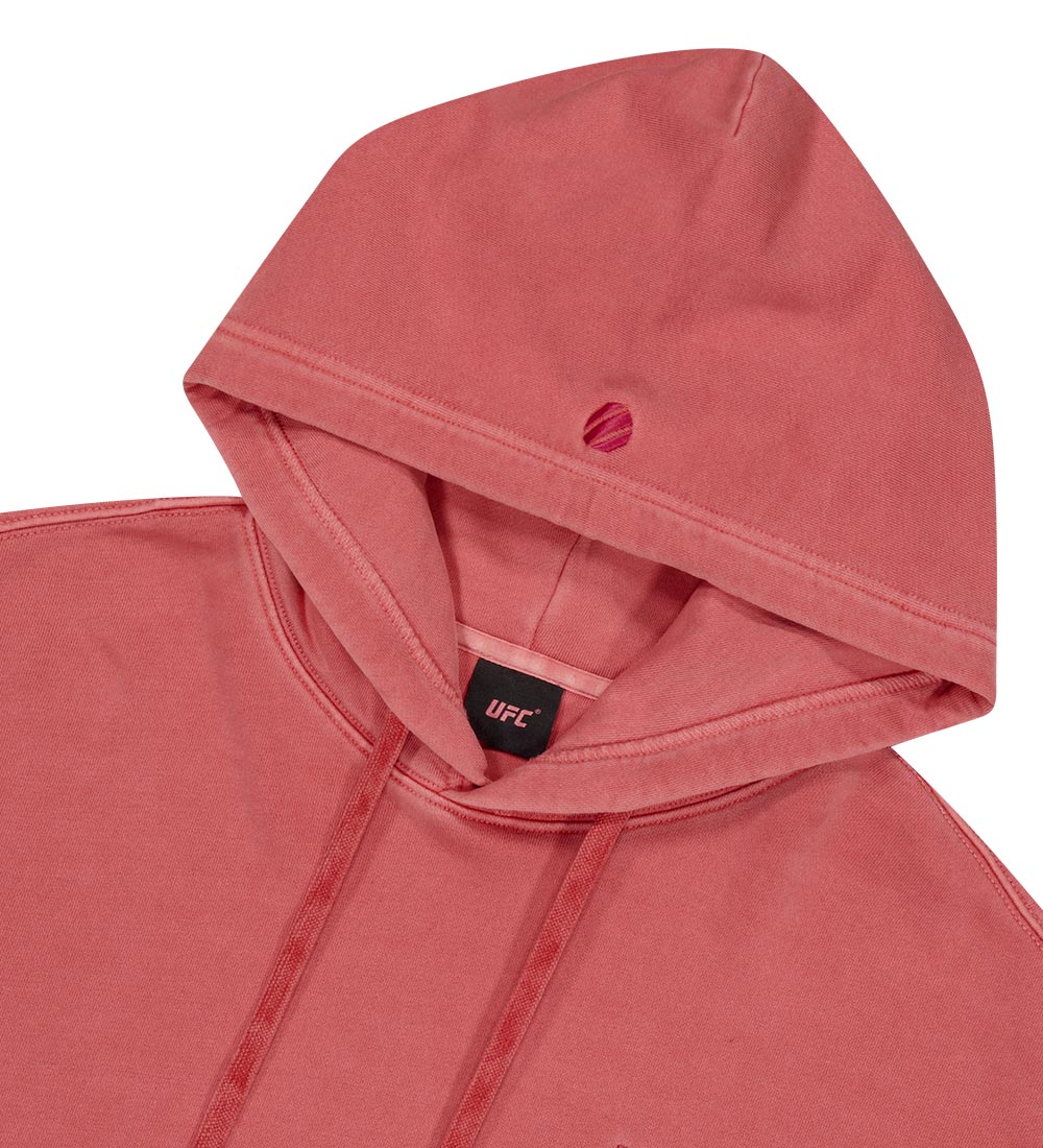 UFC Ultiman Oversized Dye-Dye Hoodie, Dark Pink