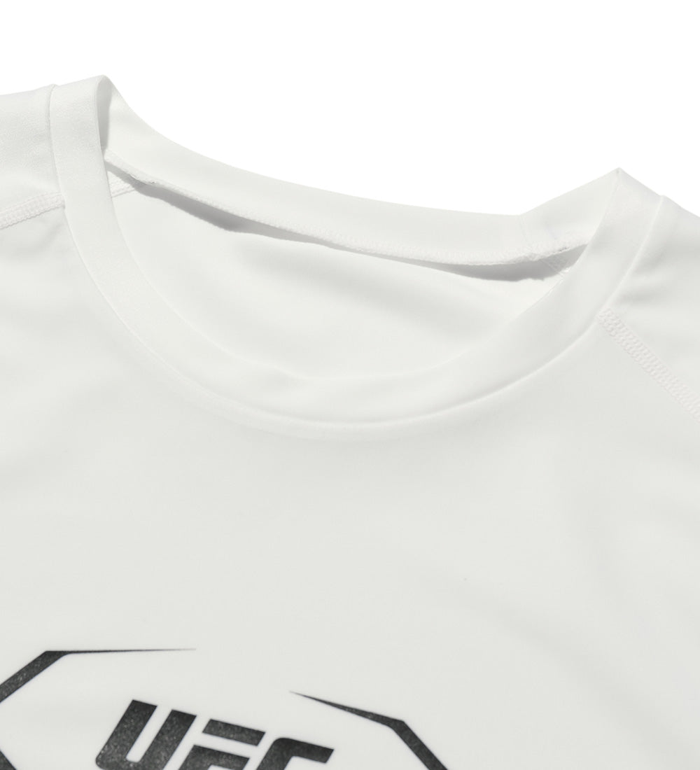 UFC Active Muscle Fit Short-Sleeve T-Shirt, Off-White