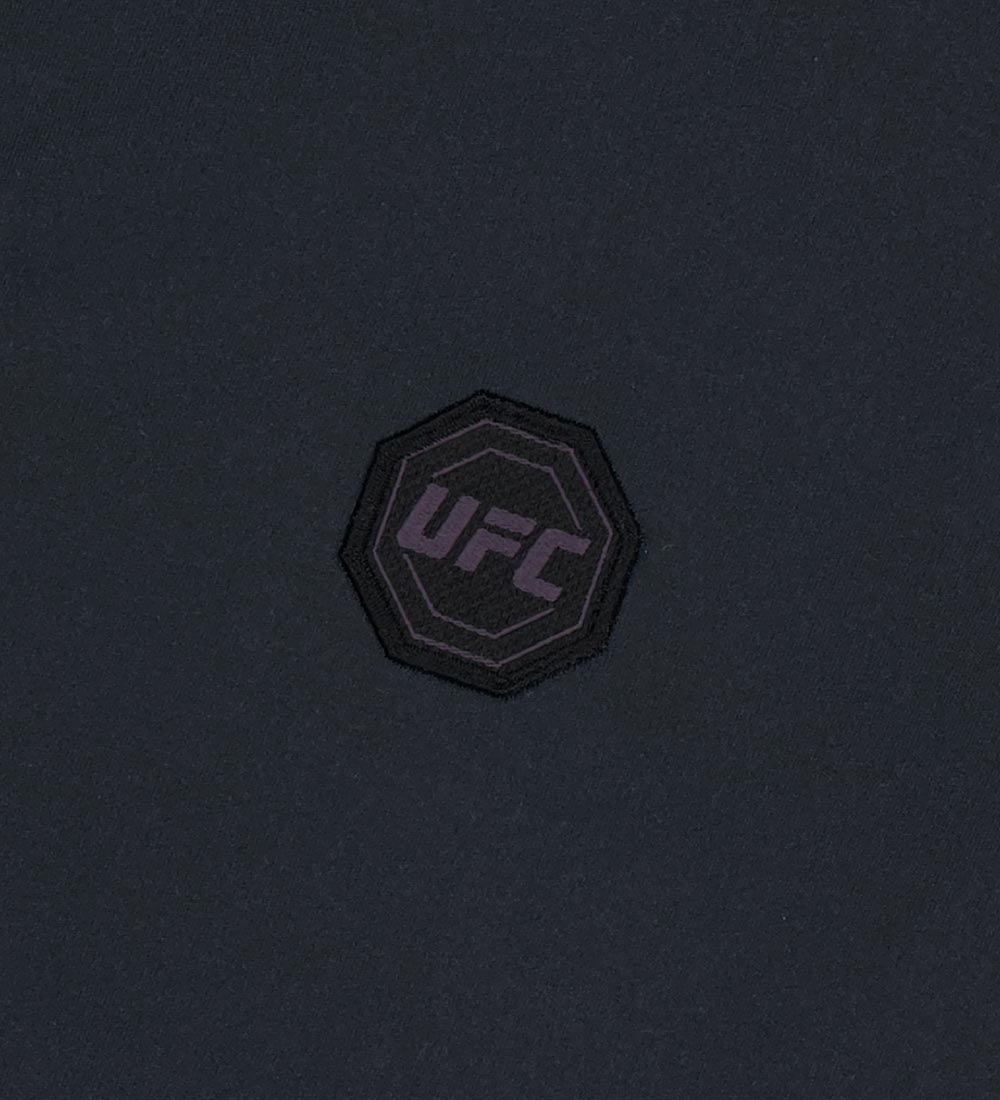 UFC Basic Slim Crop-Fit Pique T-Shirt, Black