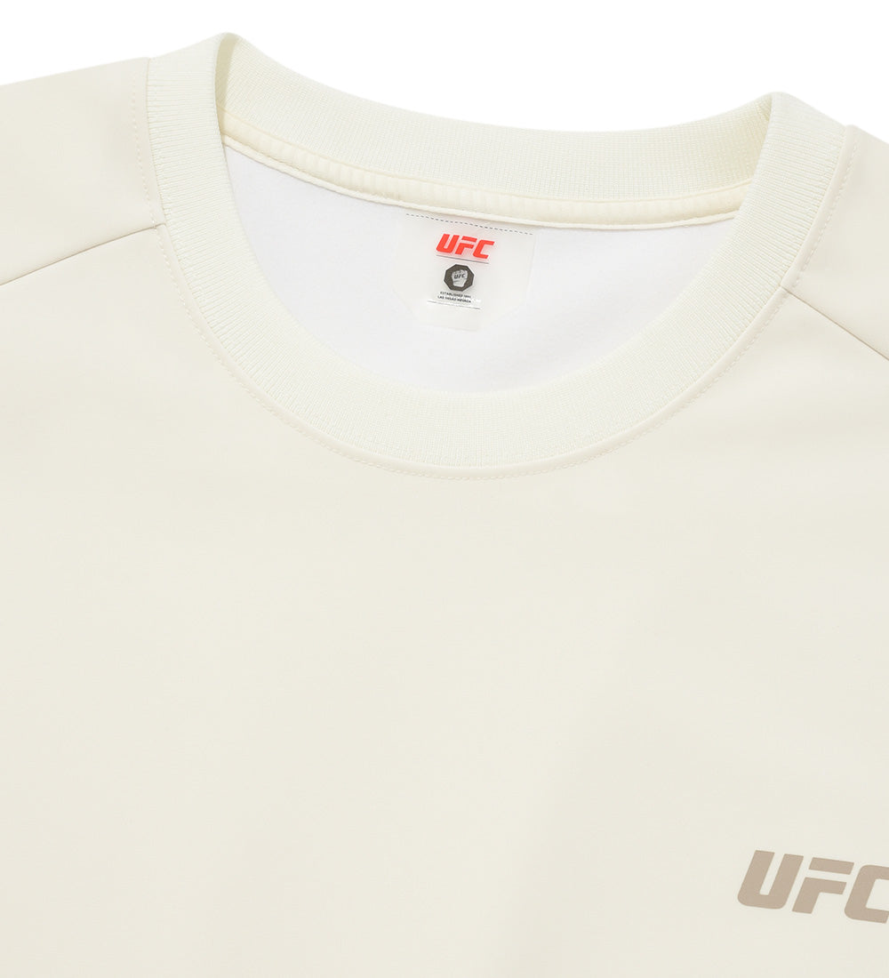 UFC Perfect Regular Fit Men's T-Shirt, Ivory