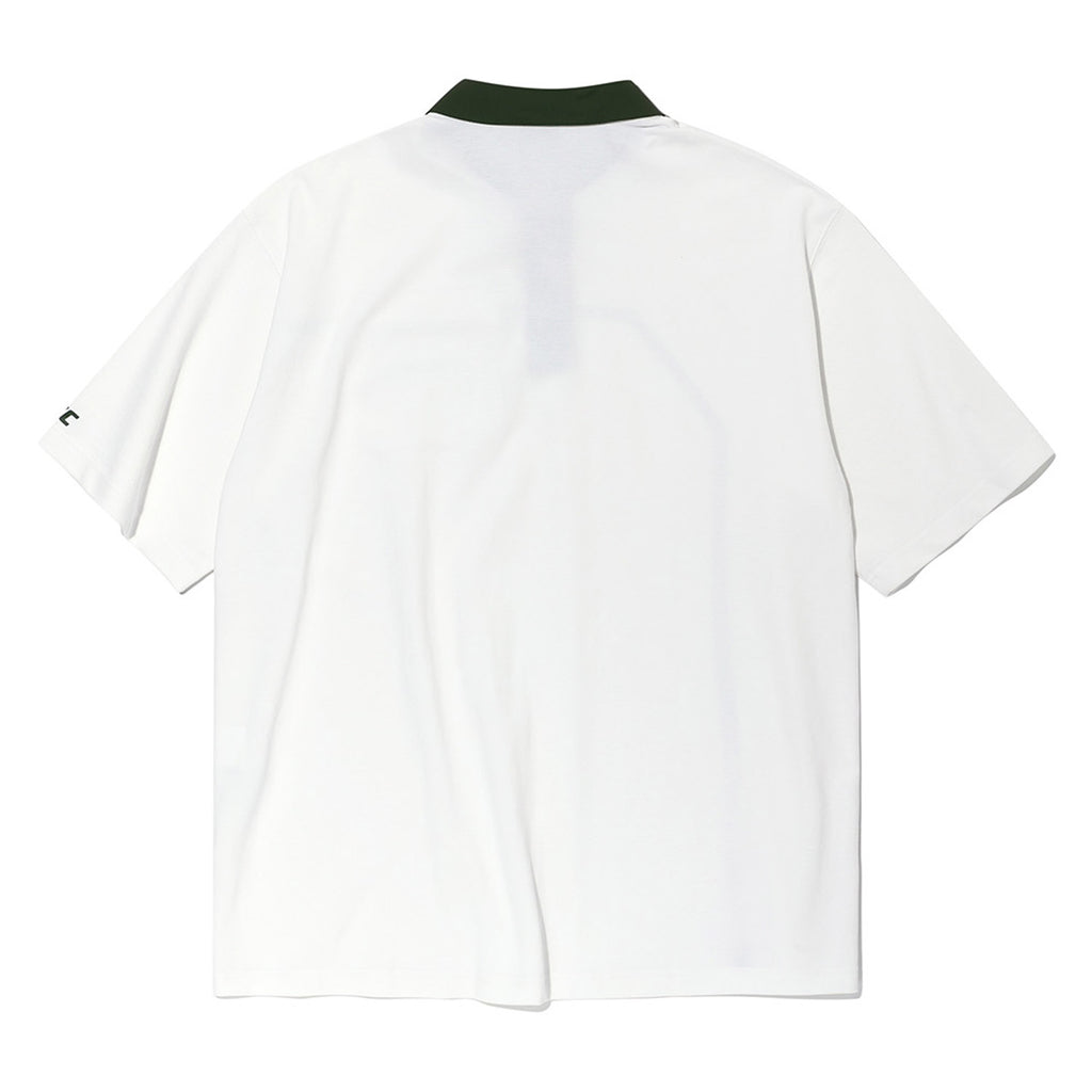 UFC UT Polo Shirt with Octagon, White