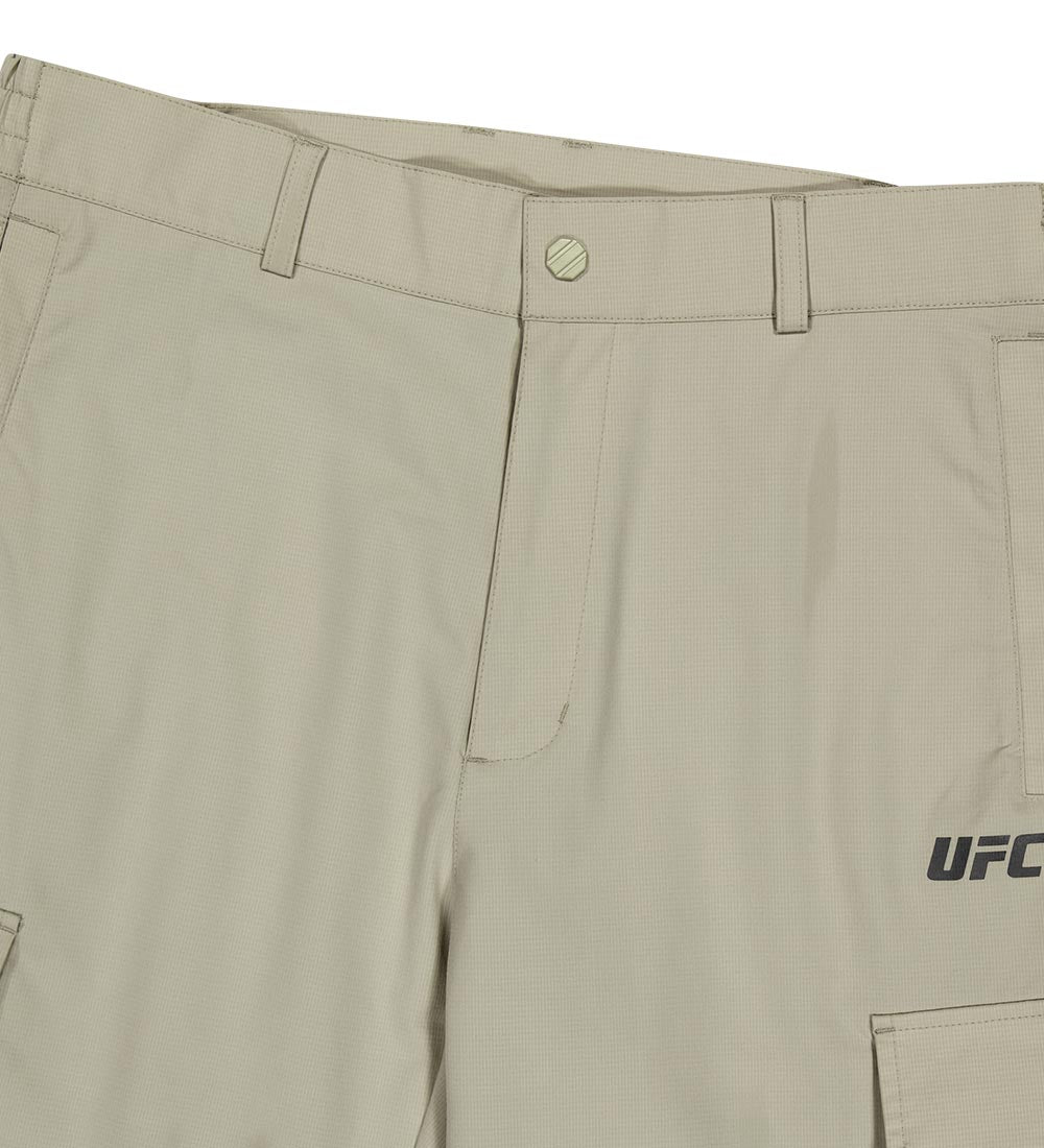 UFC Venture Cargo Pants with a Slim-Fit Jogger Cut, Tan