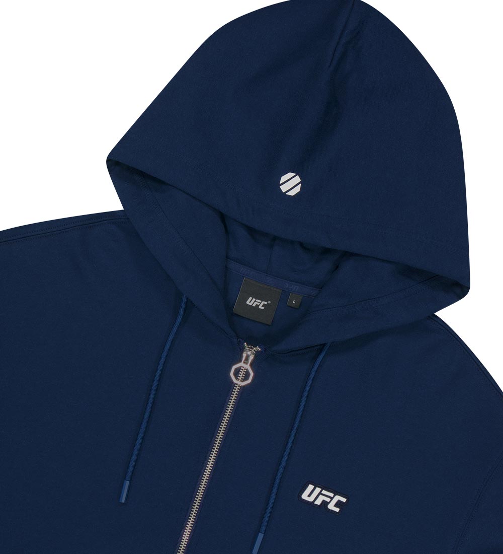 UFC Basic Relaxed Fit Hoodie, Dark Blue