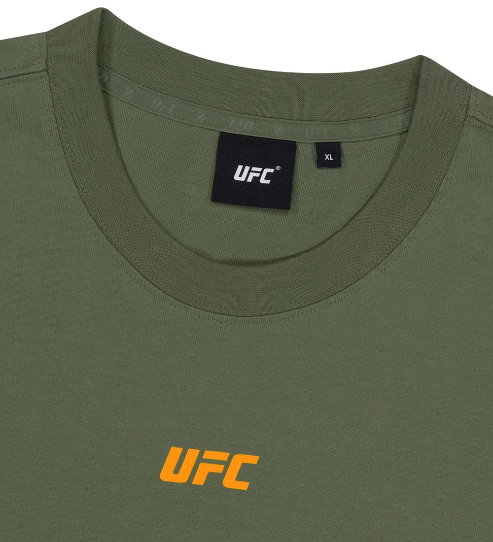 UFC Keep Going Relaxed Fit Short-Sleeve T-Shirt, Khaki
