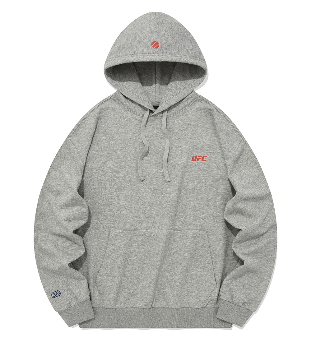 UFC 30th Anniversary One World Oversized Hoodie, Melange Gray