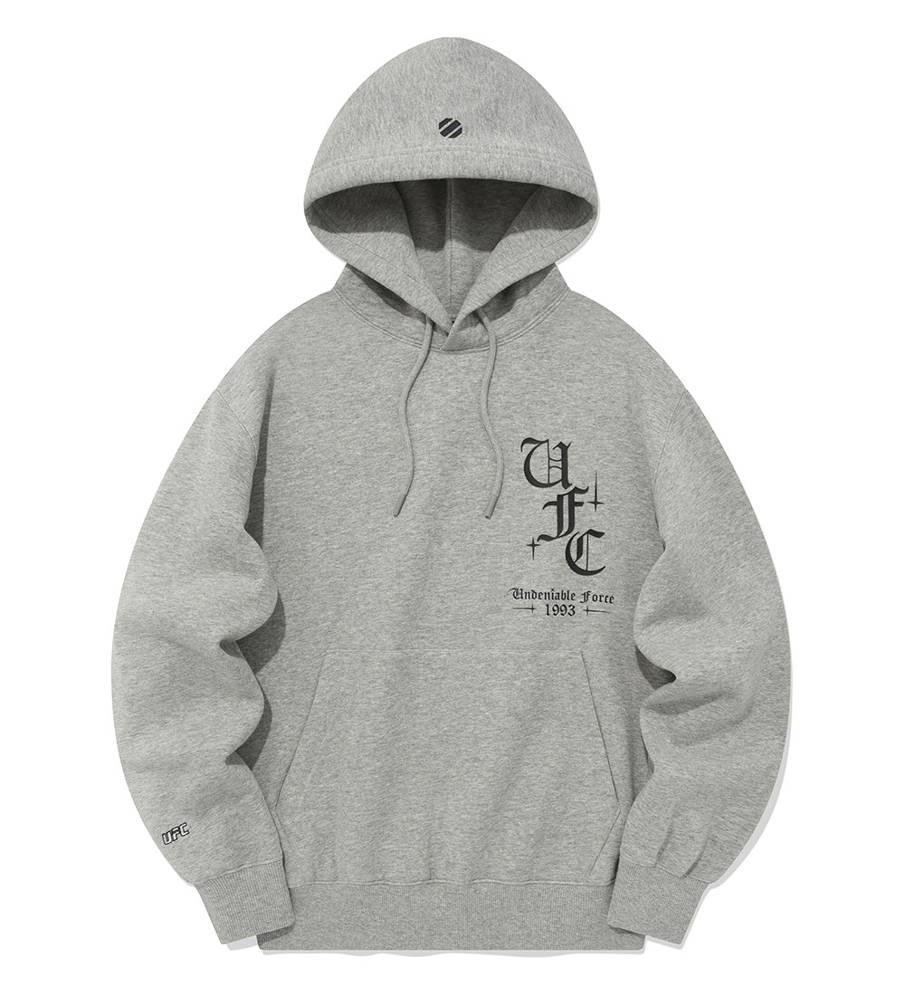 UFC Spotlight Relaxed-Fit Hoodie, Melange Gray