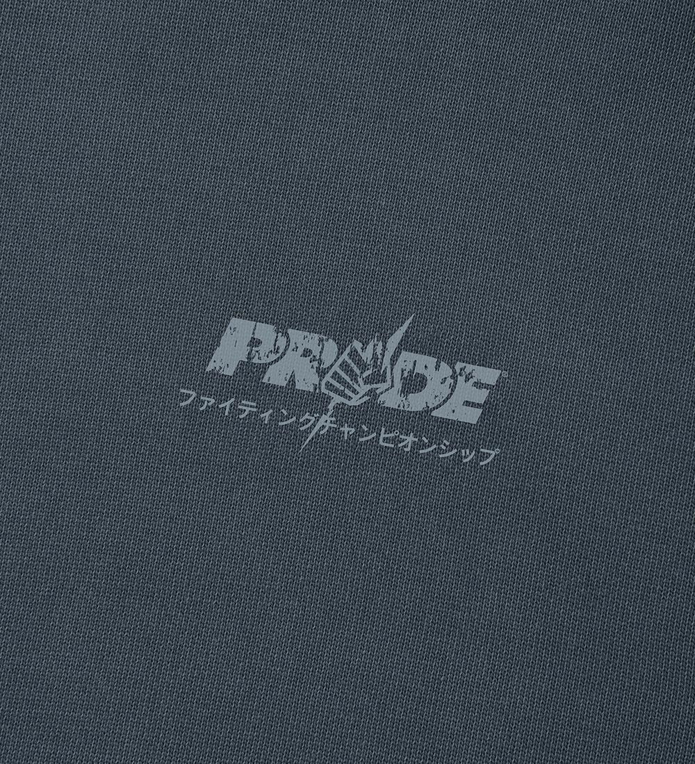 UFC Pride Relaxed Fit Dyed Hoodie, Dark Blue