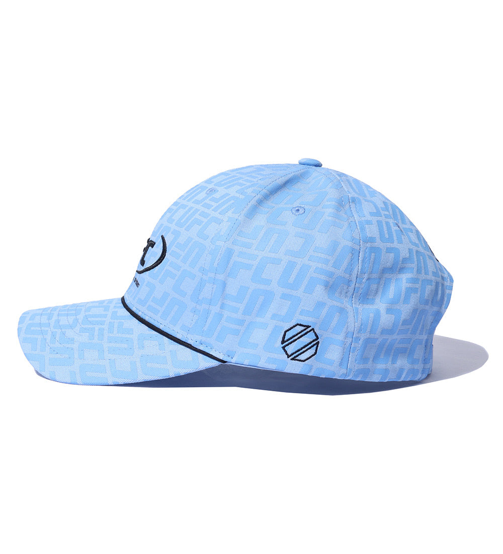 UFC Logo Monogram Baseball Cap - Sky Blue