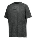 UFC T-shirt with camouflage print, loose fit, short sleeves, charcoal gray