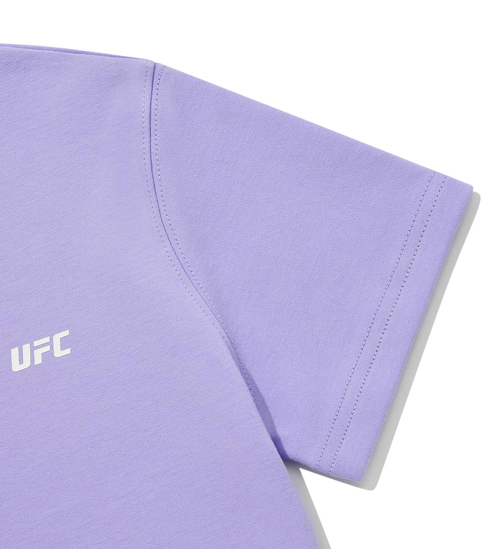 UFC Women's Physical Crop-Fit Short-Sleeve T-Shirt, Light Violet
