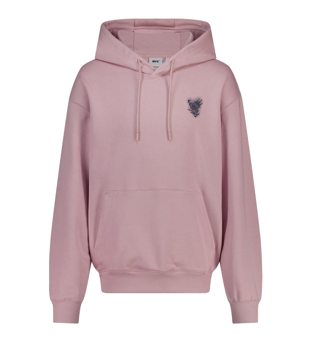 UFC Graffiti Relaxed-Fit Hoodie, Champagne Pink