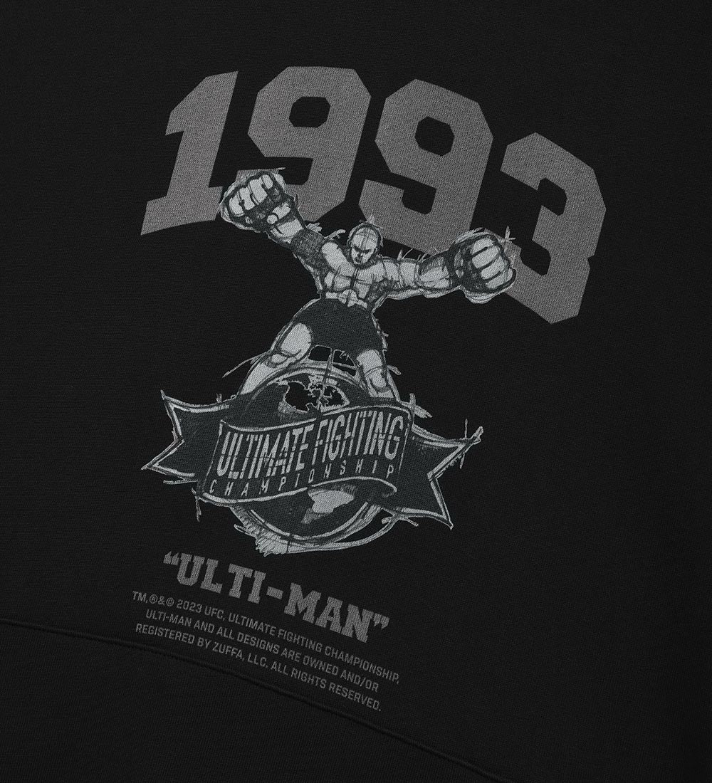 UFC Ultiman Relaxed Fit Hoodie - Black