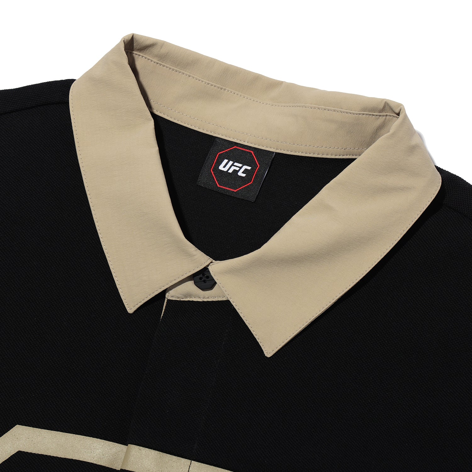 UFC UT Polo Shirt with Octagon, Black