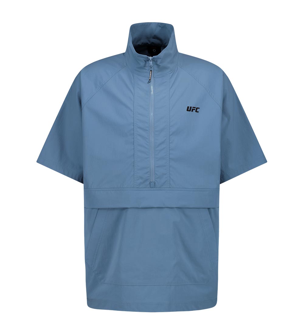 UFC Basic Oversized Short-Sleeve Anorak Jacket, Dark Blue