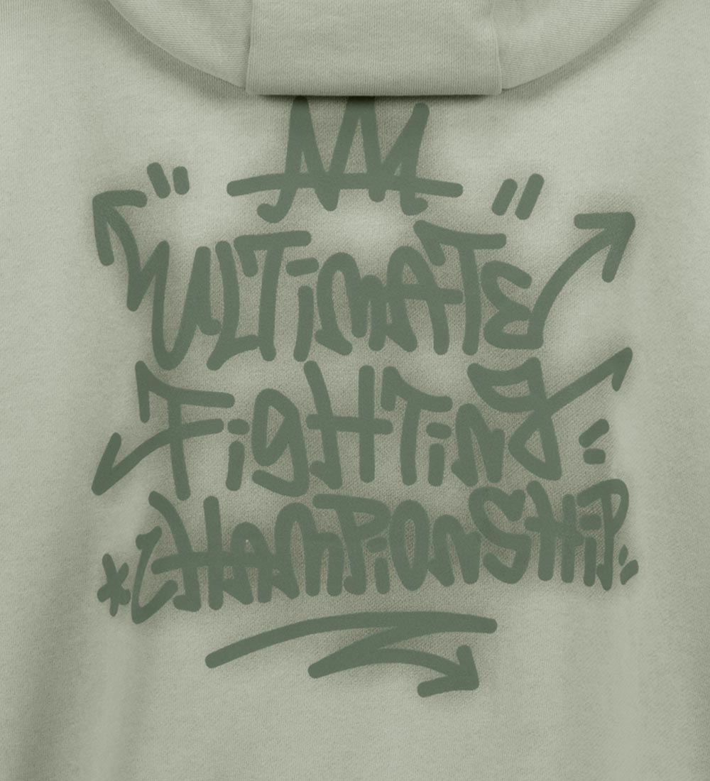 UFC Graffiti Relaxed-Fit Hoodie, Light Olive