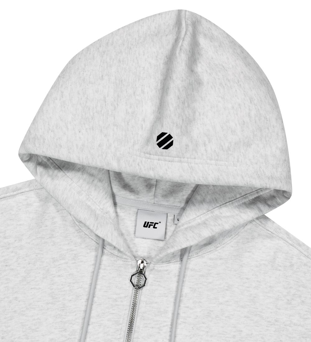 UFC Basic Hoodie, Relaxed Fit, Heather Gray