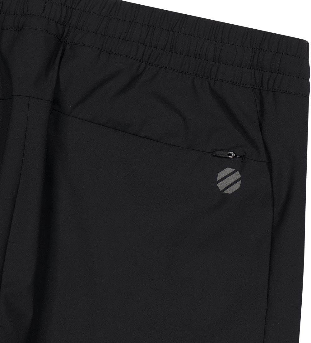 UFC Big Logo Slim-Fit Tricot Pants, Black