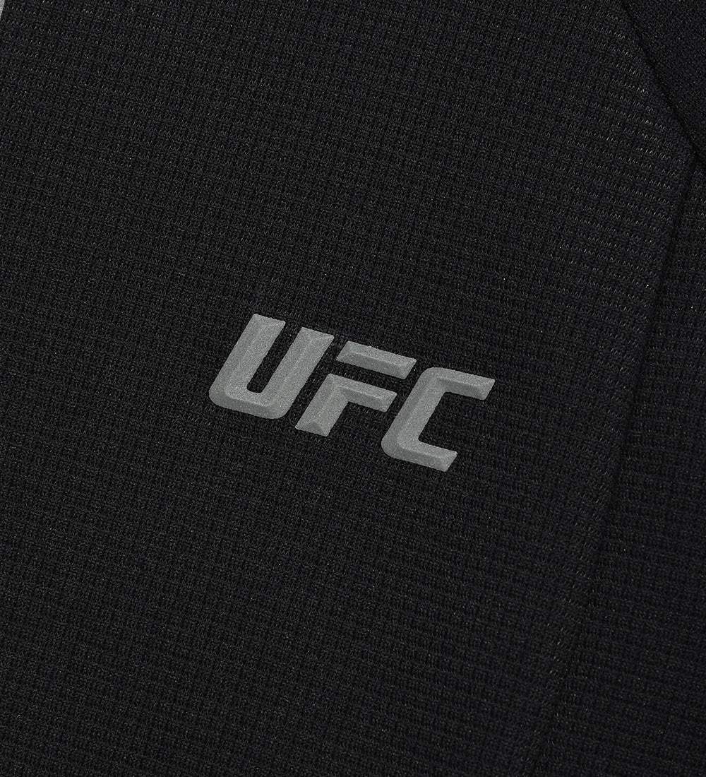 سويت شيرت UFC Challenger بقصة عادية بسحاب نصفي، أسود