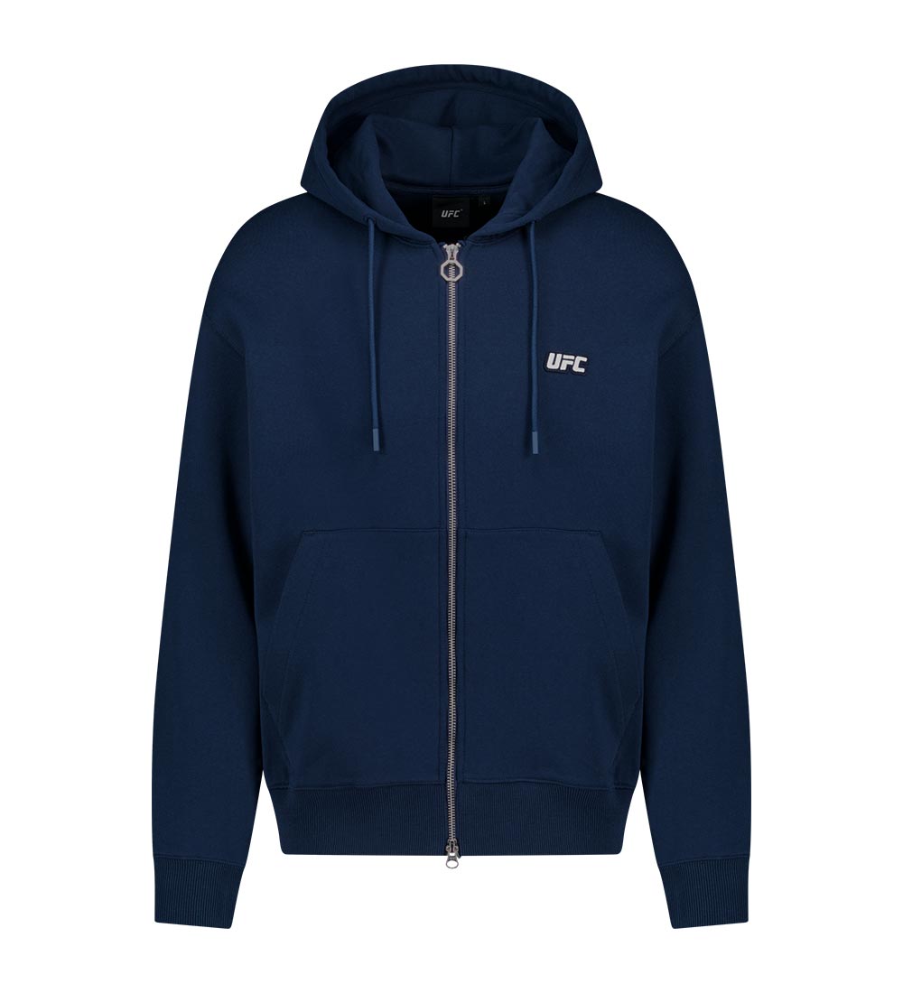 UFC Basic Relaxed Fit Hoodie, Dark Blue