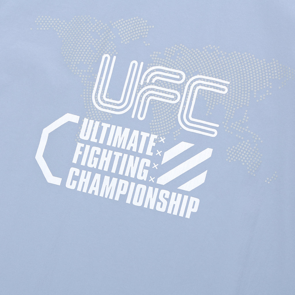 قميص بولو منسوج UFC UT، أزرق فاتح