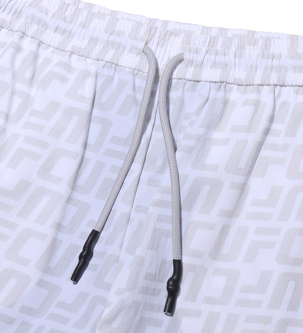 UFC Logo Monogram Shorts, Gray