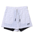 UFC Logo Monogram Shorts, Gray