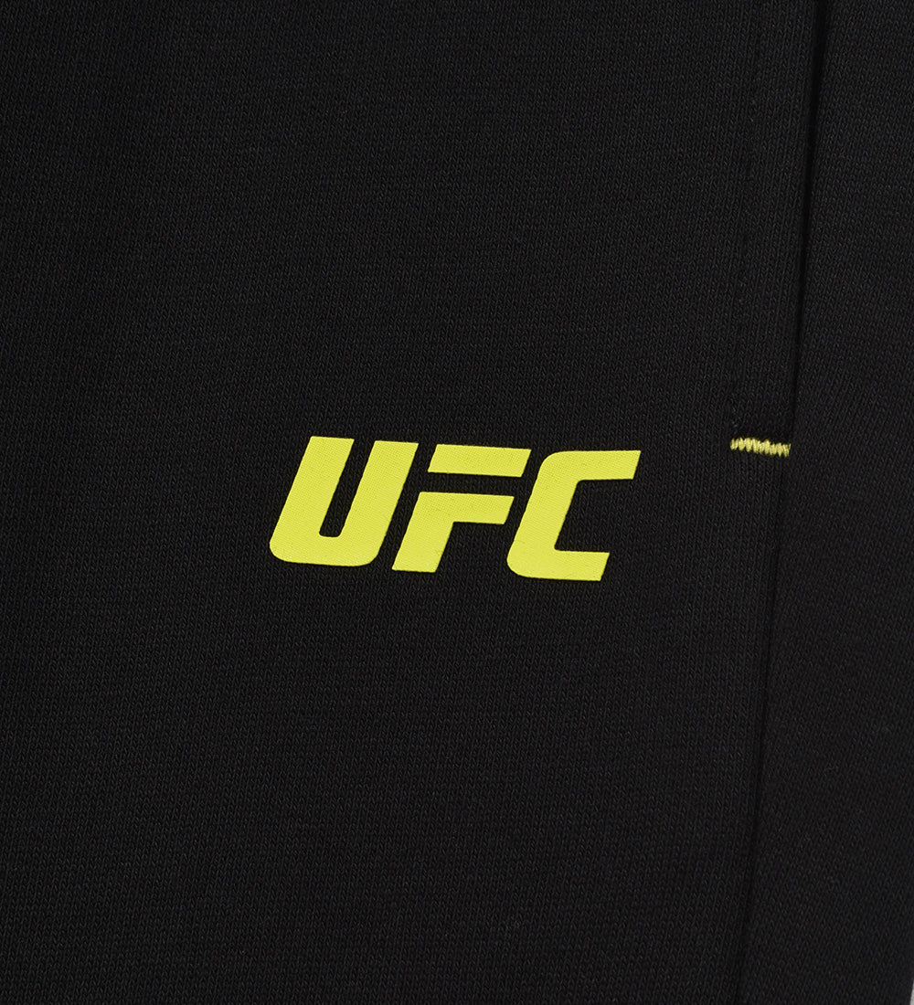 UFC Basic Wide-Leg Pants with Slits, Black