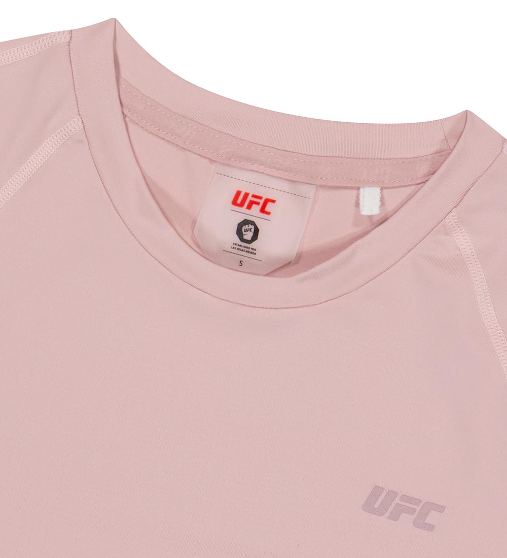 UFC Balance Slim Crop-Fit T-Shirt, Champagne Pink