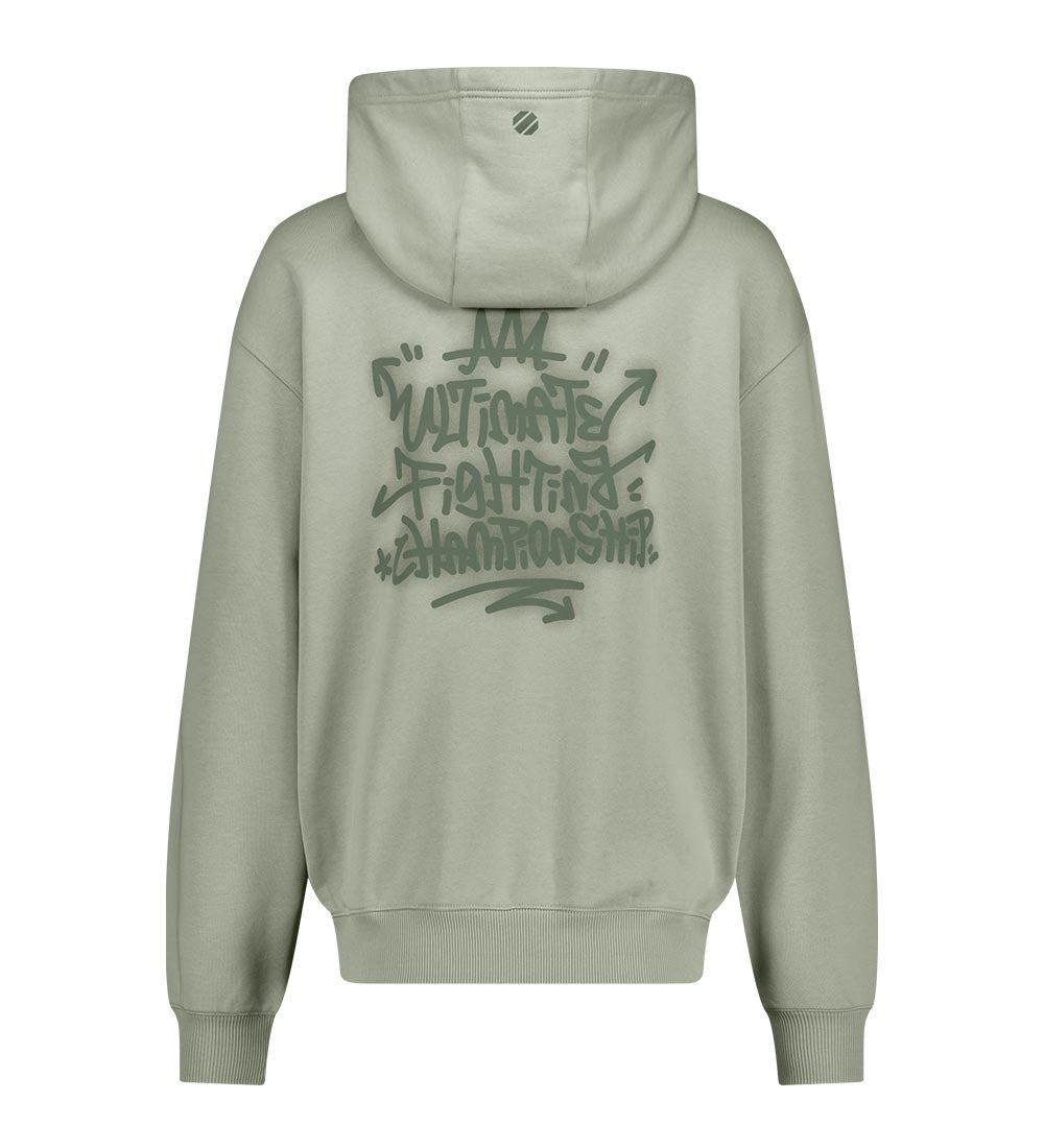 UFC Graffiti Relaxed-Fit Hoodie, Light Olive