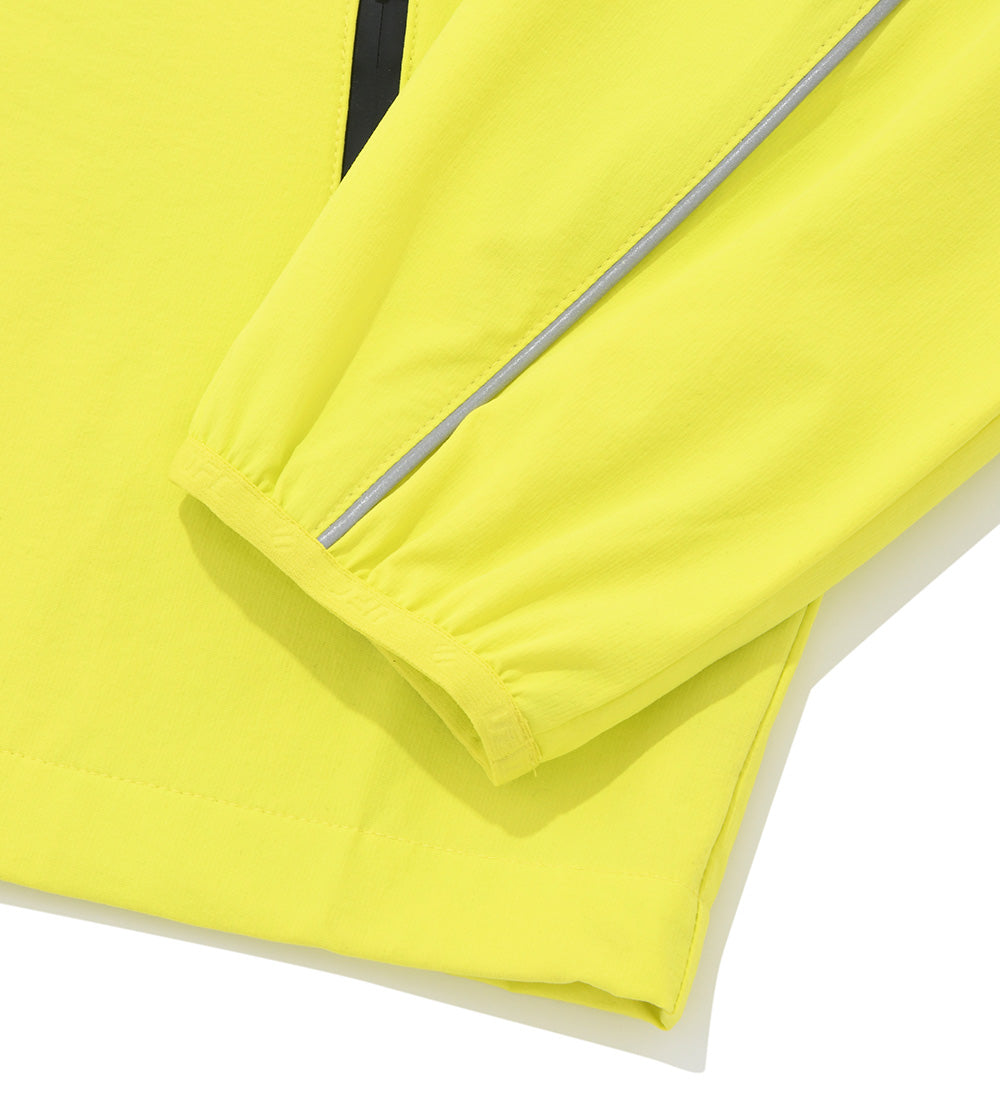 UFC Training Regular Fit Stretch Wind Jacket Neon Yellow