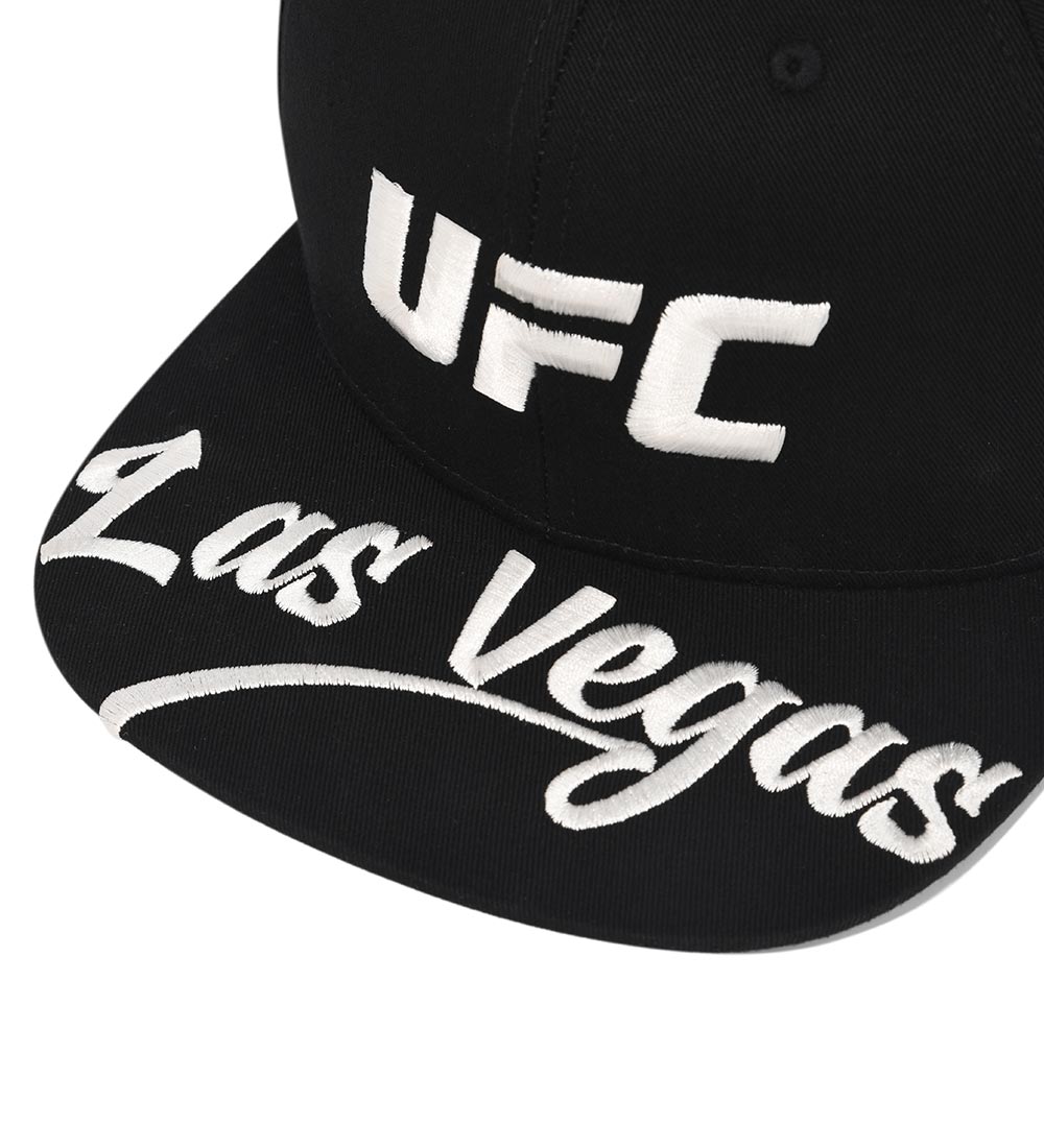 UFC Las Vegas Baseball Cap with Snap Closure, Black