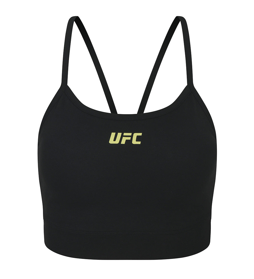 UFC Basic Cropped Sleeveless Top, Black