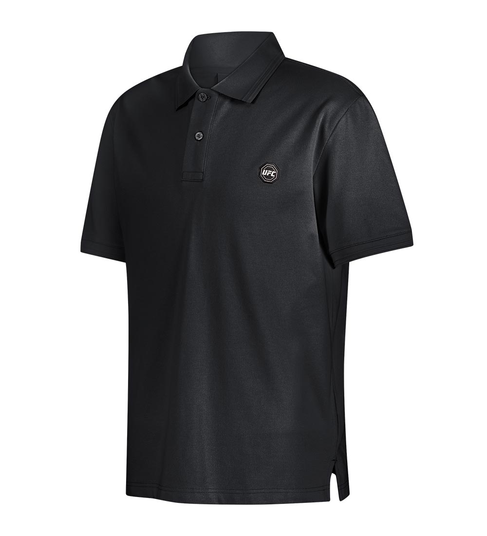UFC Basic Regular Fit Pique T-Shirt, Black