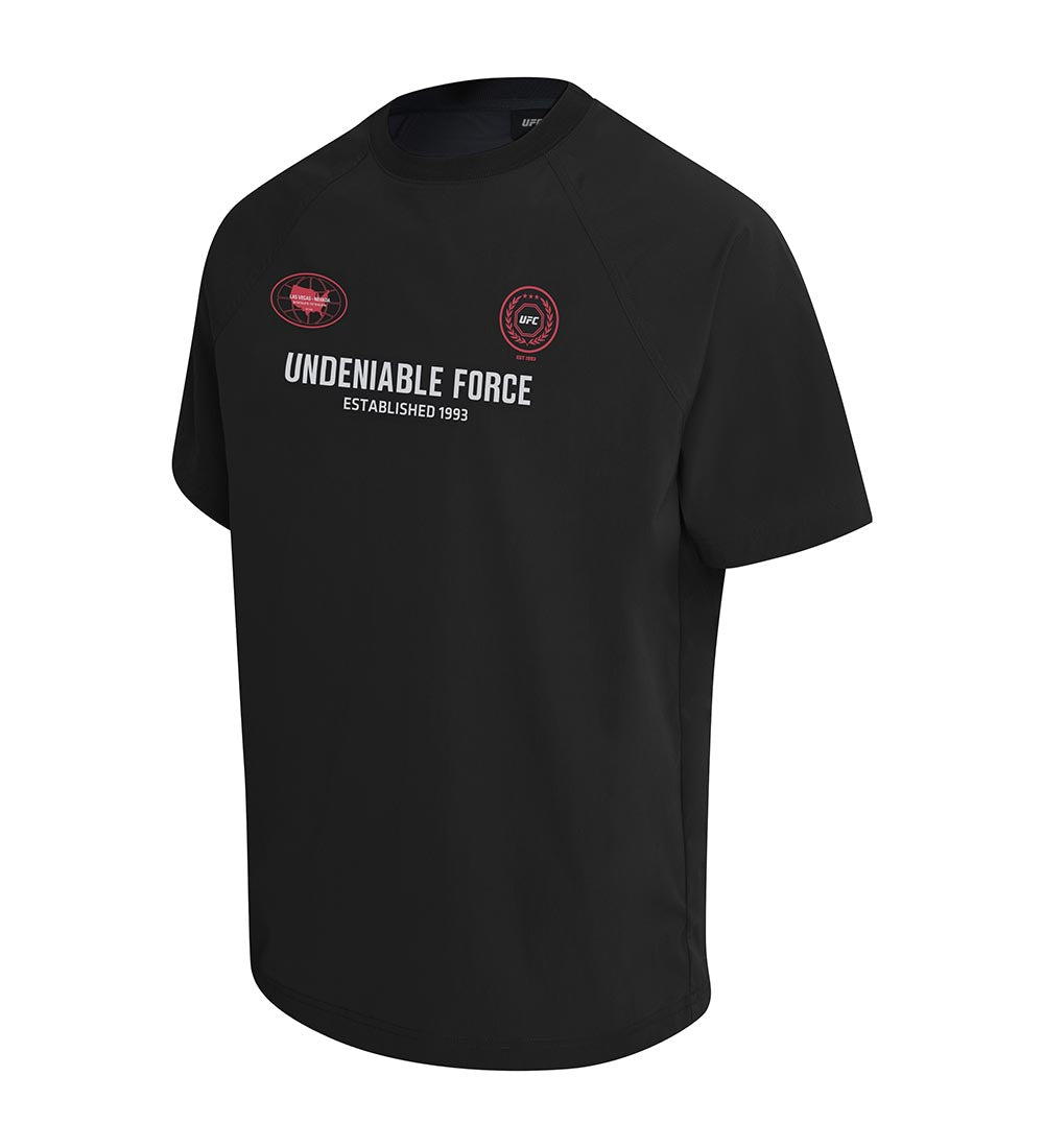Увеличенная футболка UFC Heritage Piste с коротким рукавом, черная