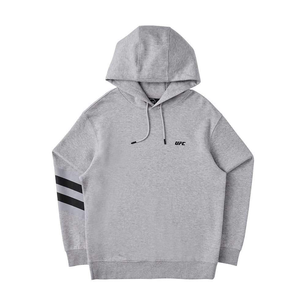 UFC Striped Set Hoodie, Gray Heather