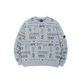 UFC Lettering Pattern Sweatshirt, Melange Gray