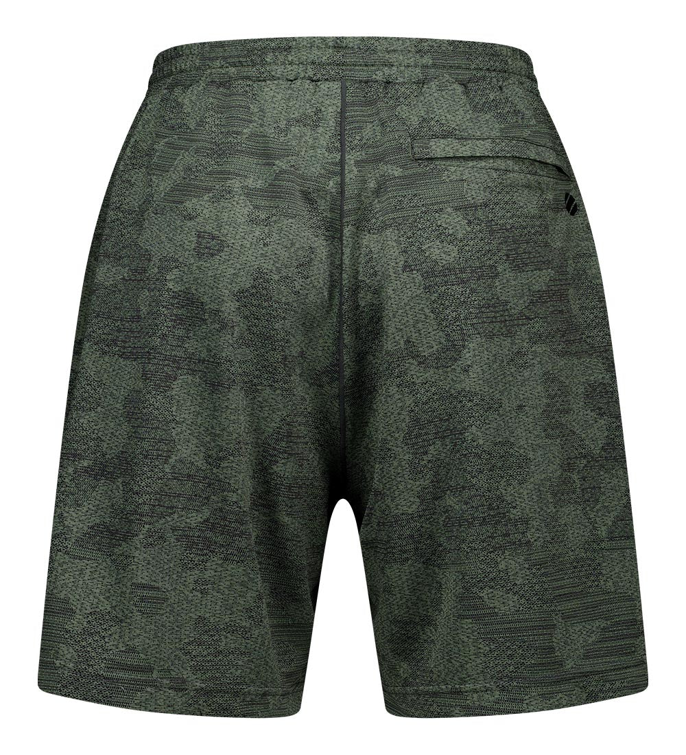 UFC Camouflage Loose-Fit Shorts, 7 inches, Khaki