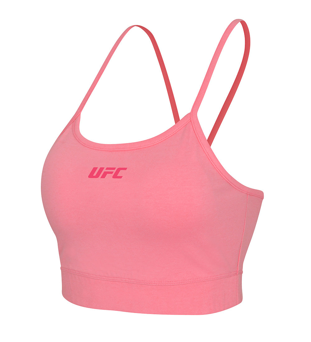 UFC Basic Cropped Sleeveless Top, Pink