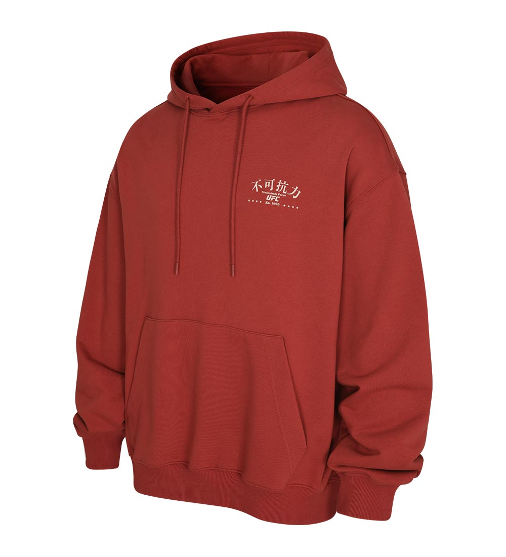 UFC Force Majeure Oversized Hoodie - Brick