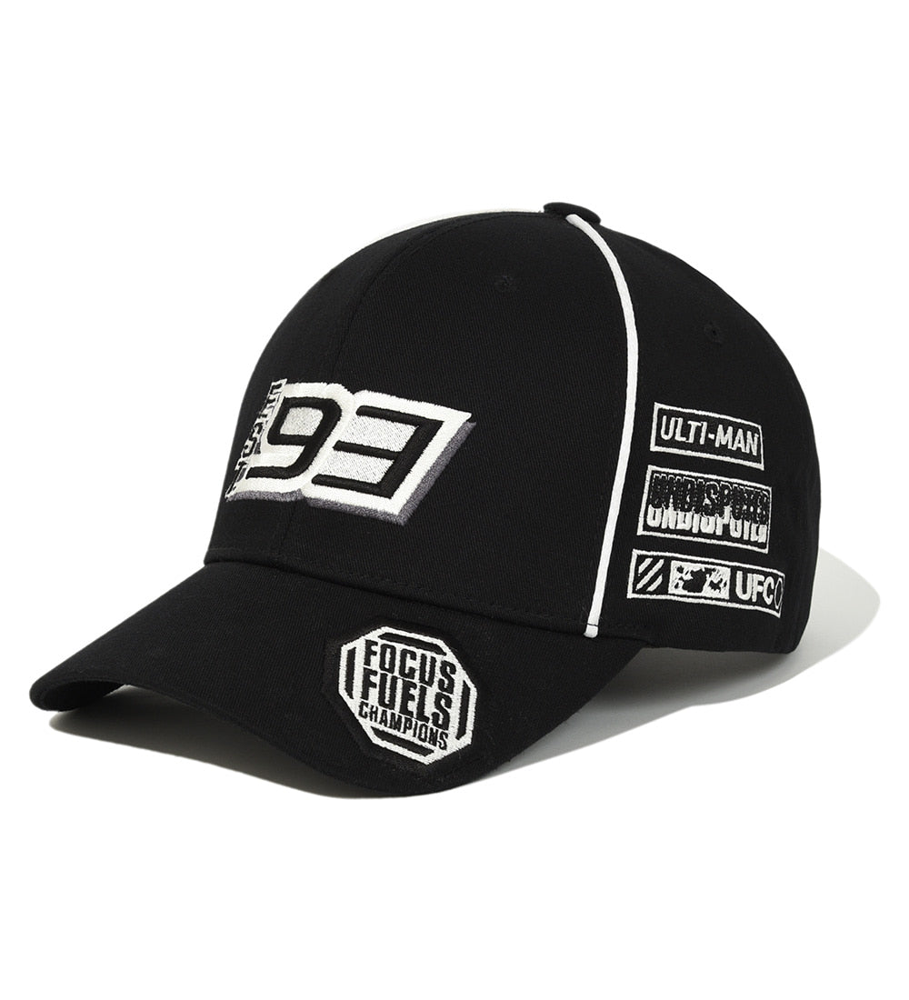 UFC Ultiman Racing Cap with Logo, Black