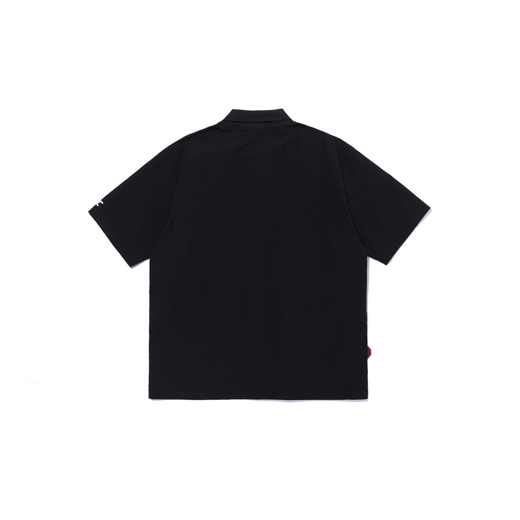 UFC UT Woven Polo Shirt, Black