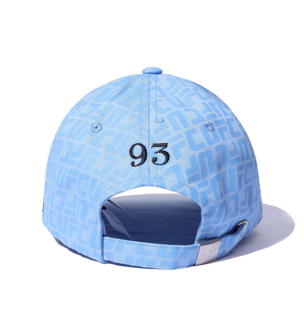 UFC Logo Monogram Baseball Cap - Sky Blue