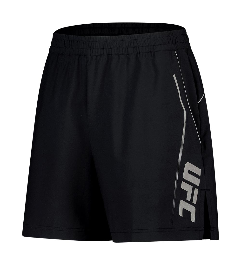 UFC Rush Relaxed Fit Shorts, 5 Inches, Black