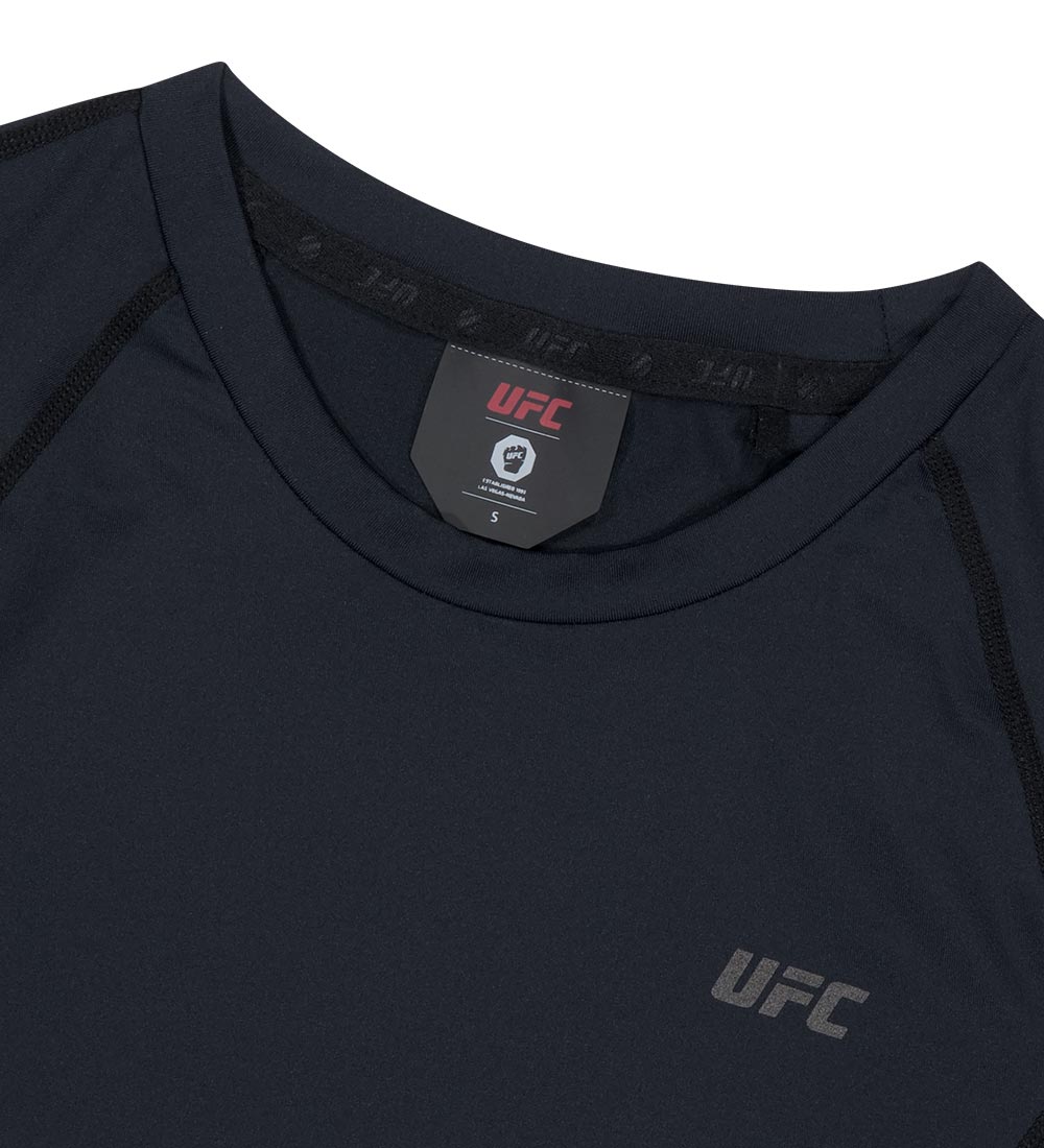 UFC Balance Slim Crop-Fit T-Shirt, Black